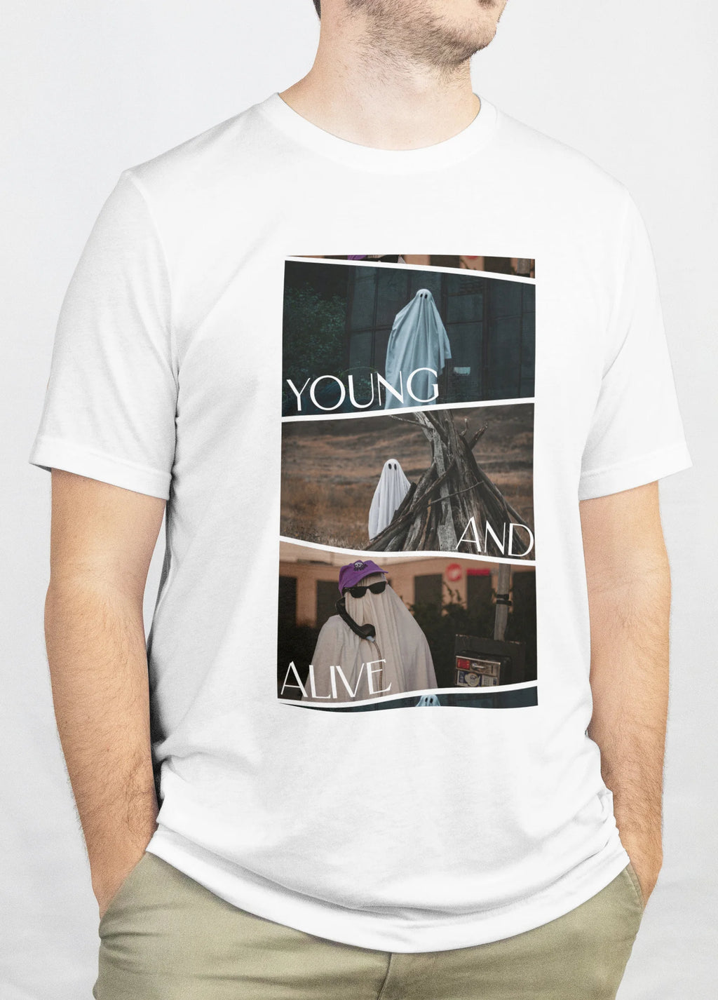 Tricou "YOUNG & ALIVE"