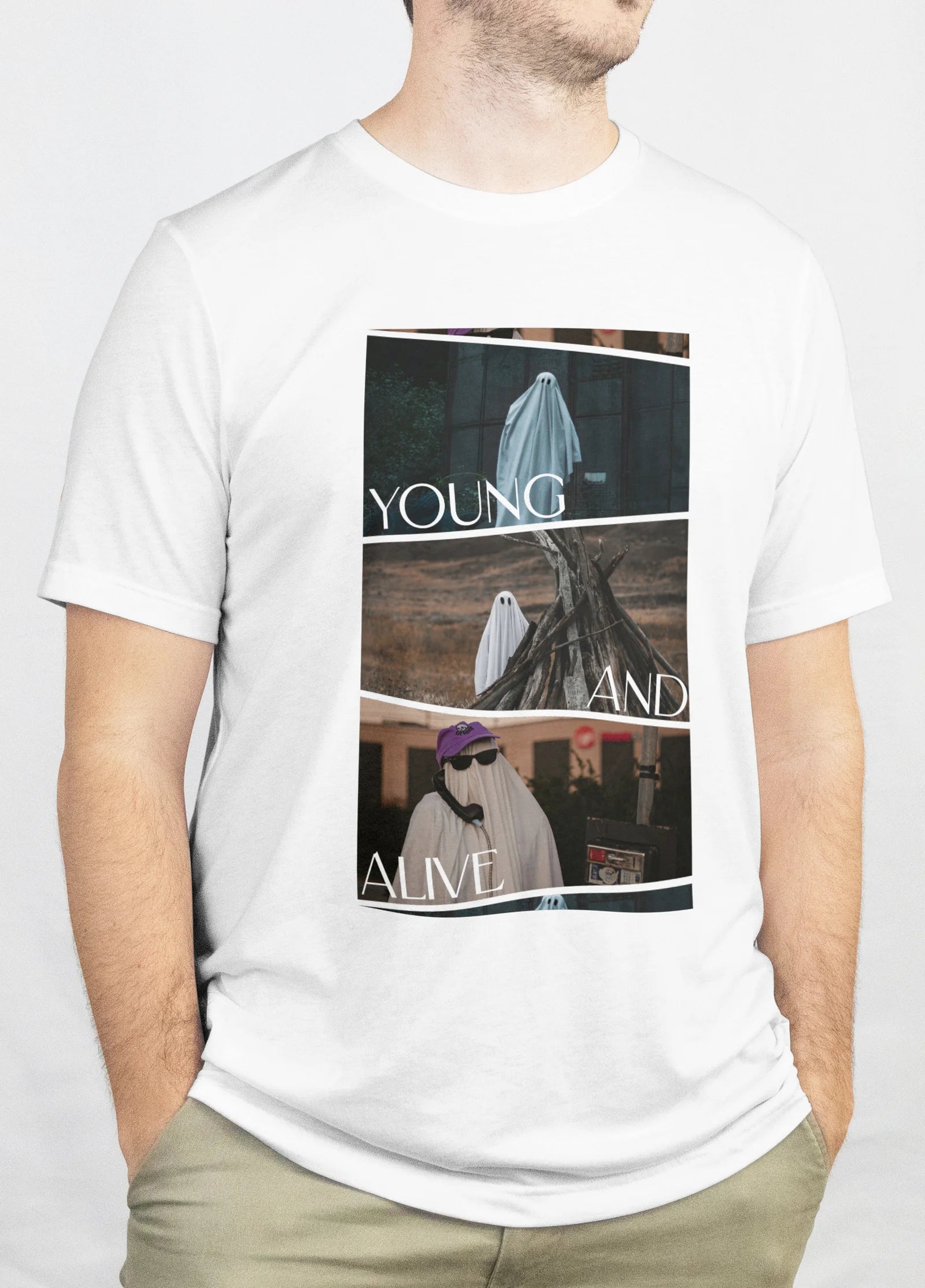 Tricou "YOUNG & ALIVE"
