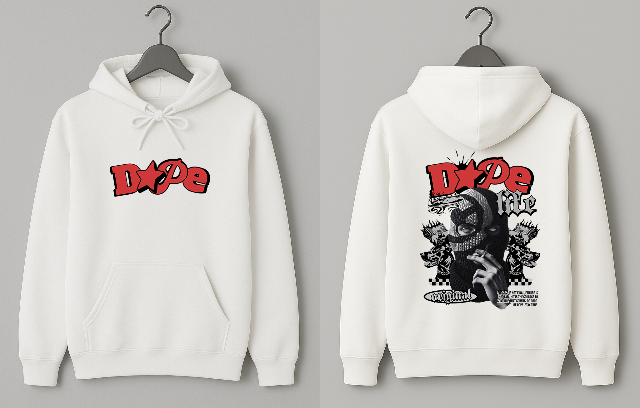 Hanorac cu gluga "Dope Life"