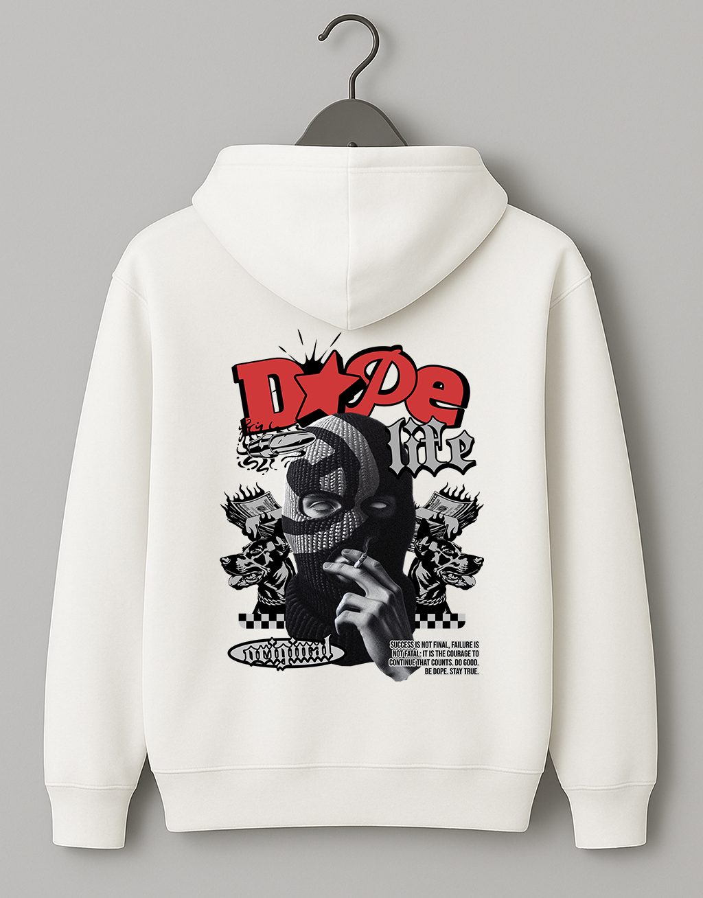 Hanorac cu gluga "Dope Life"