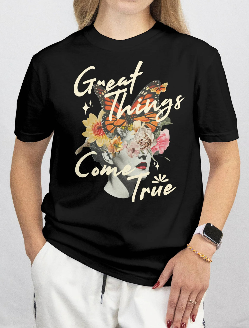 Tricou "GREAT THINGS"