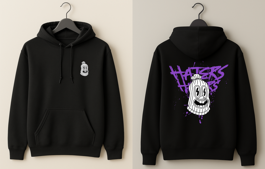 Hanorac cu gluga "Haters"