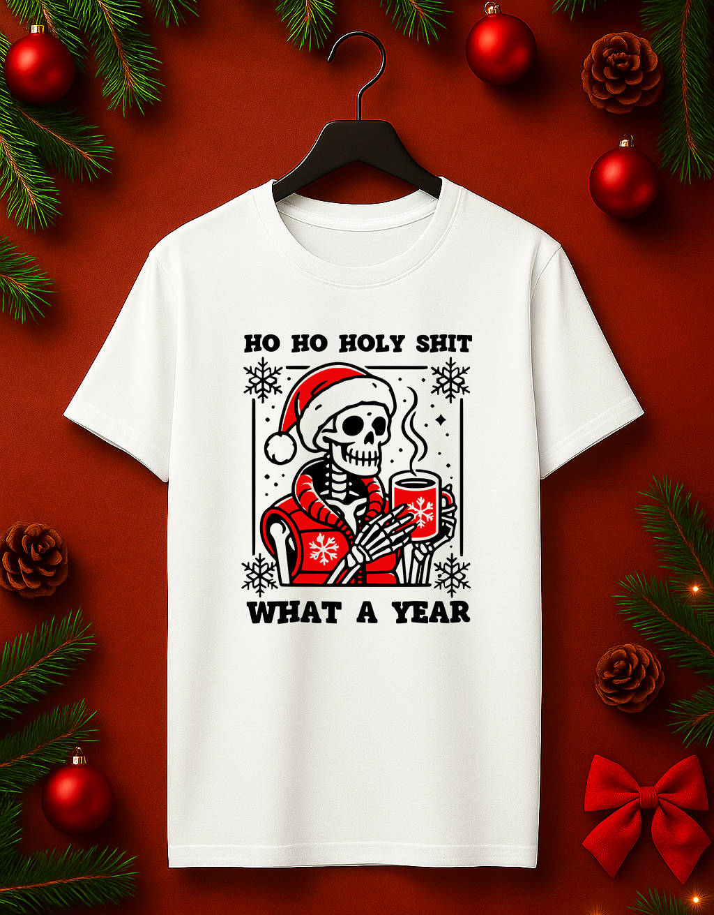 Tricou de Craciun "What A Year"