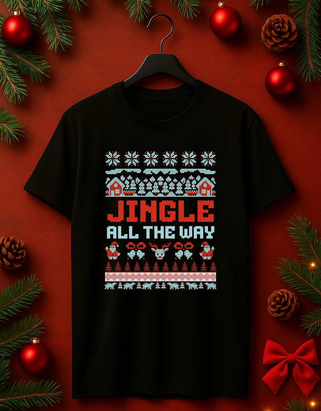 Tricou de Craciun "Jingle All The Way"