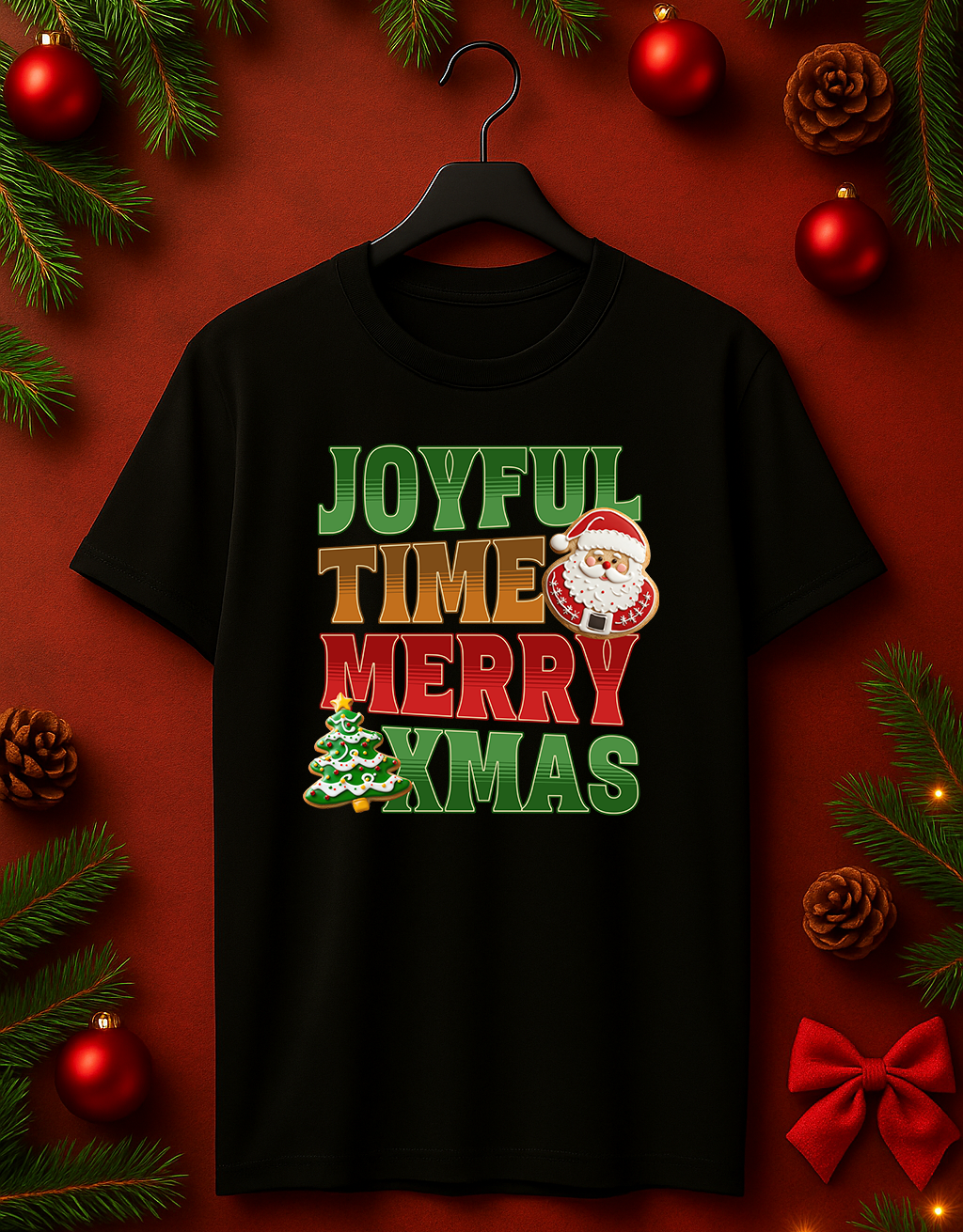 Tricou de Craciun "Joyfull Time"