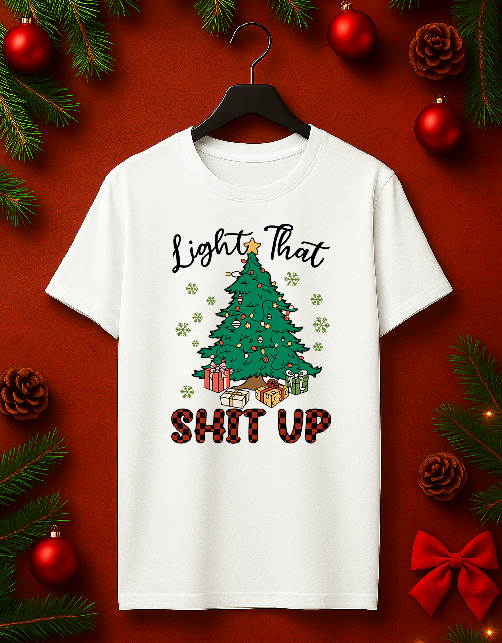 Tricou de Cracun "Ligh That Up"
