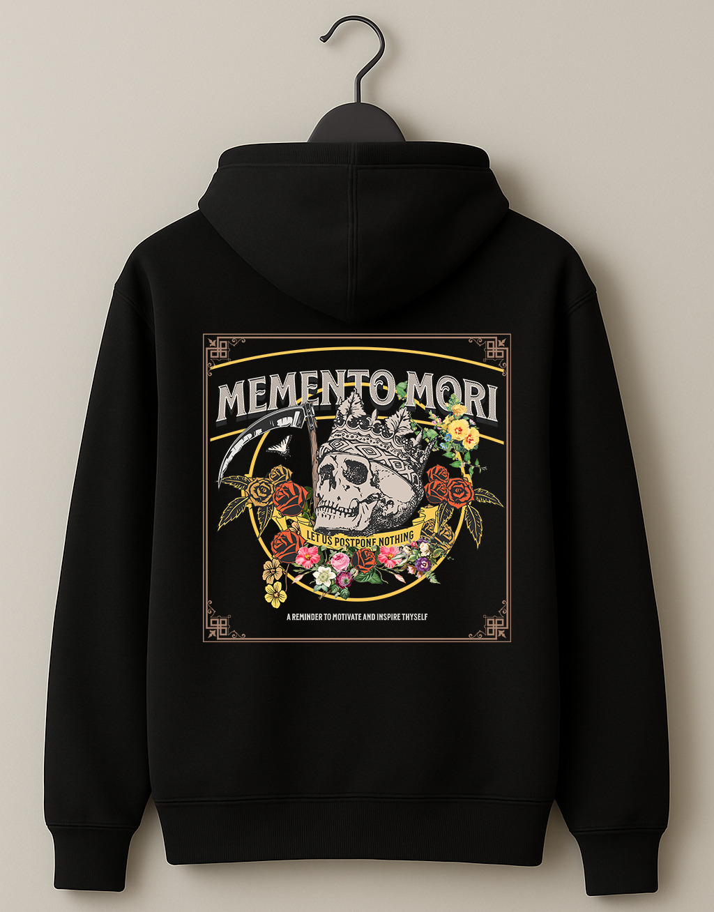 Hanorac cu gluga "Memento Mori"