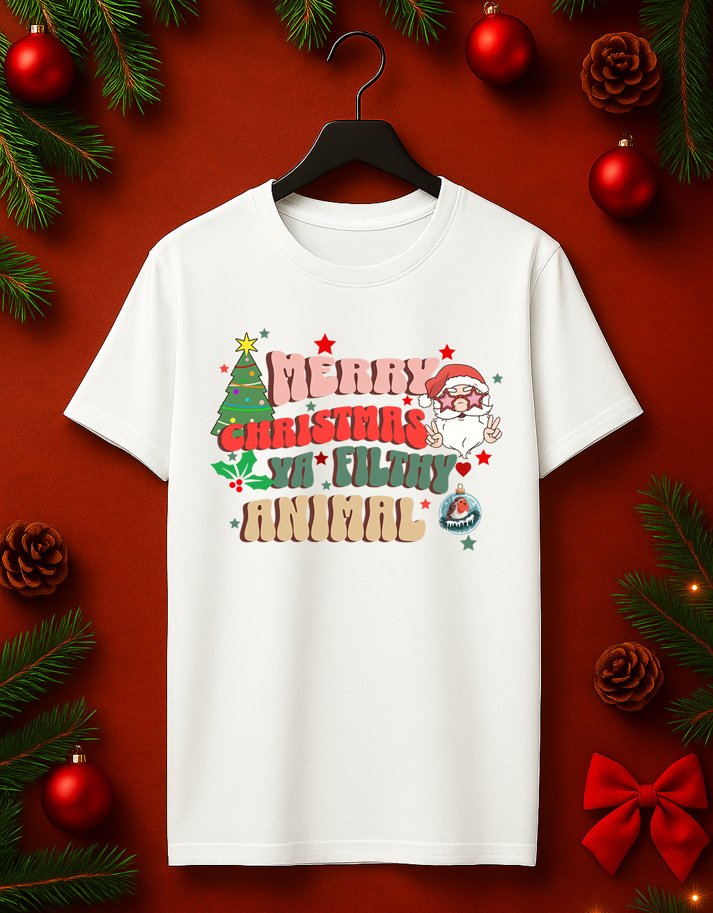 Tricou de Craciun "Merry Christmas"