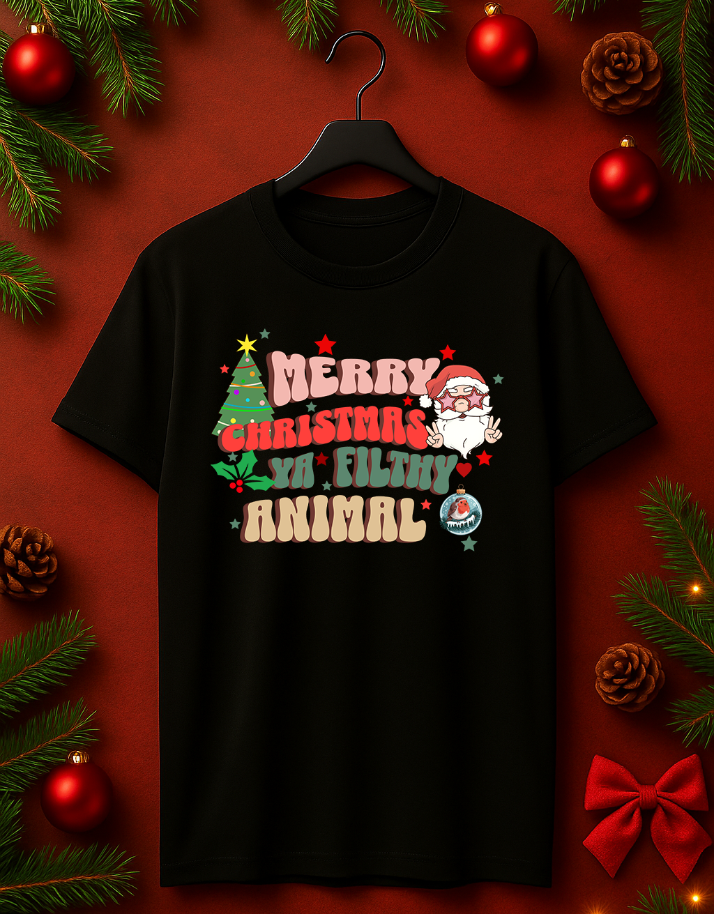 Tricou de Craciun "Merry Christmas"