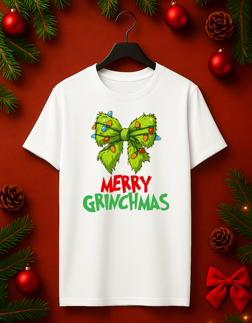 Tricou de Craciun "Merry Grinchmas"