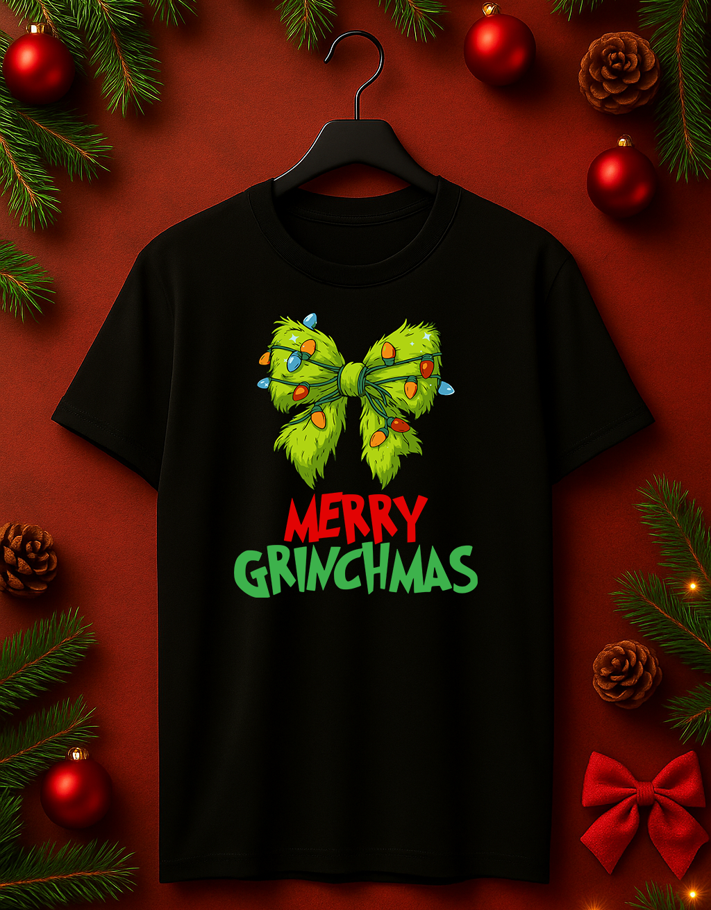 Tricou de Craciun "Merry Grinchmas"