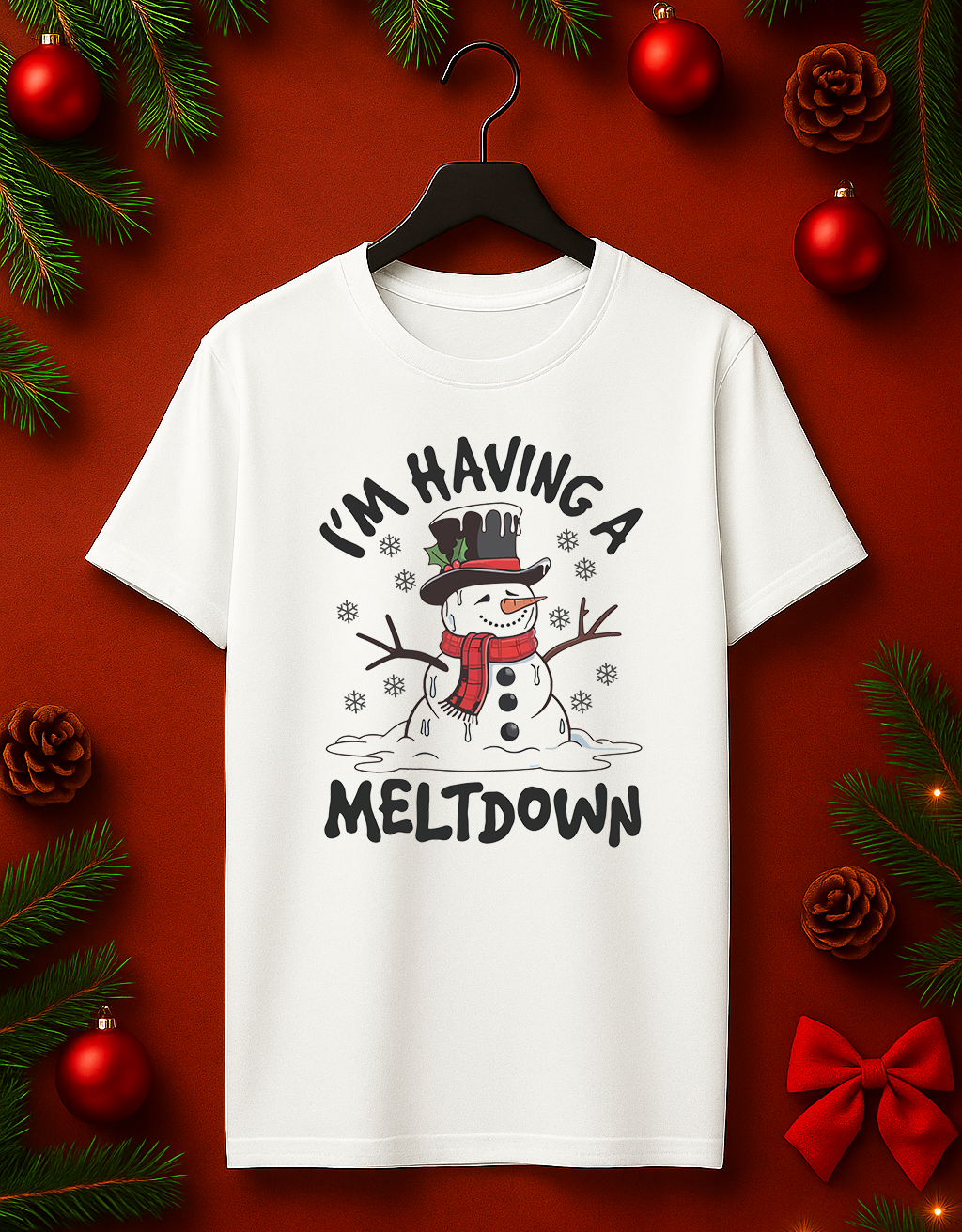 Tricou de Craciun "Meltdown"