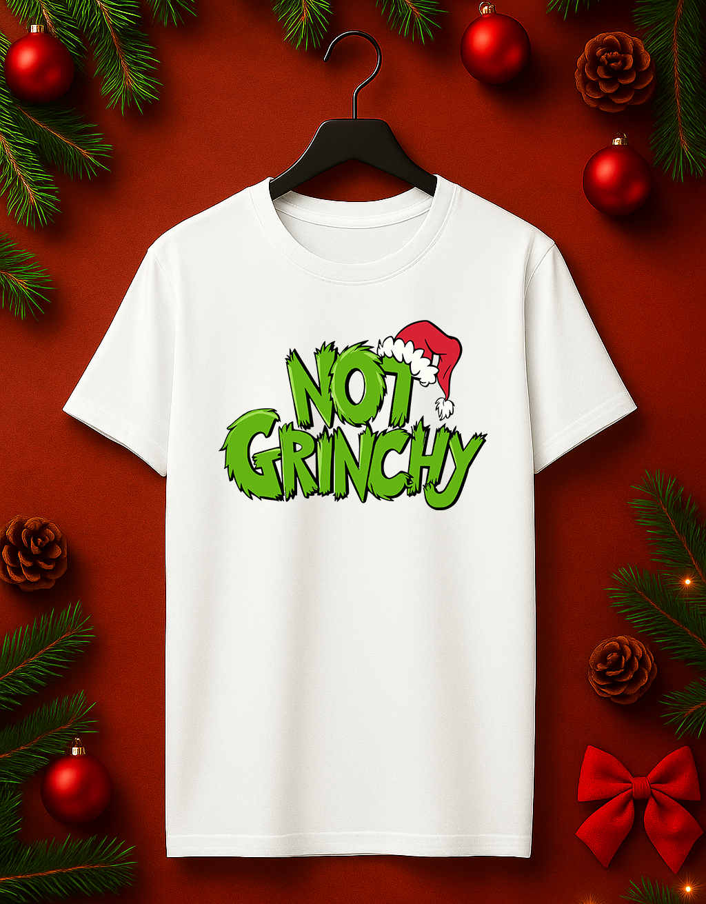 Tricou de Craciun "Not Grinchy"