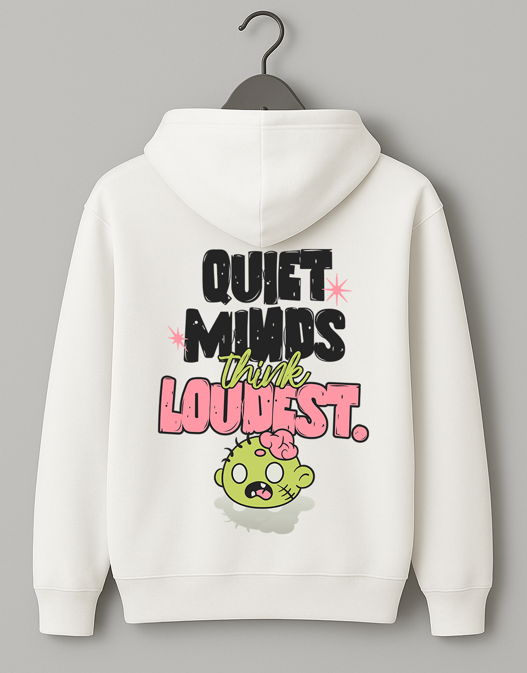 Hanorac cu gluga "Quiet Minds"