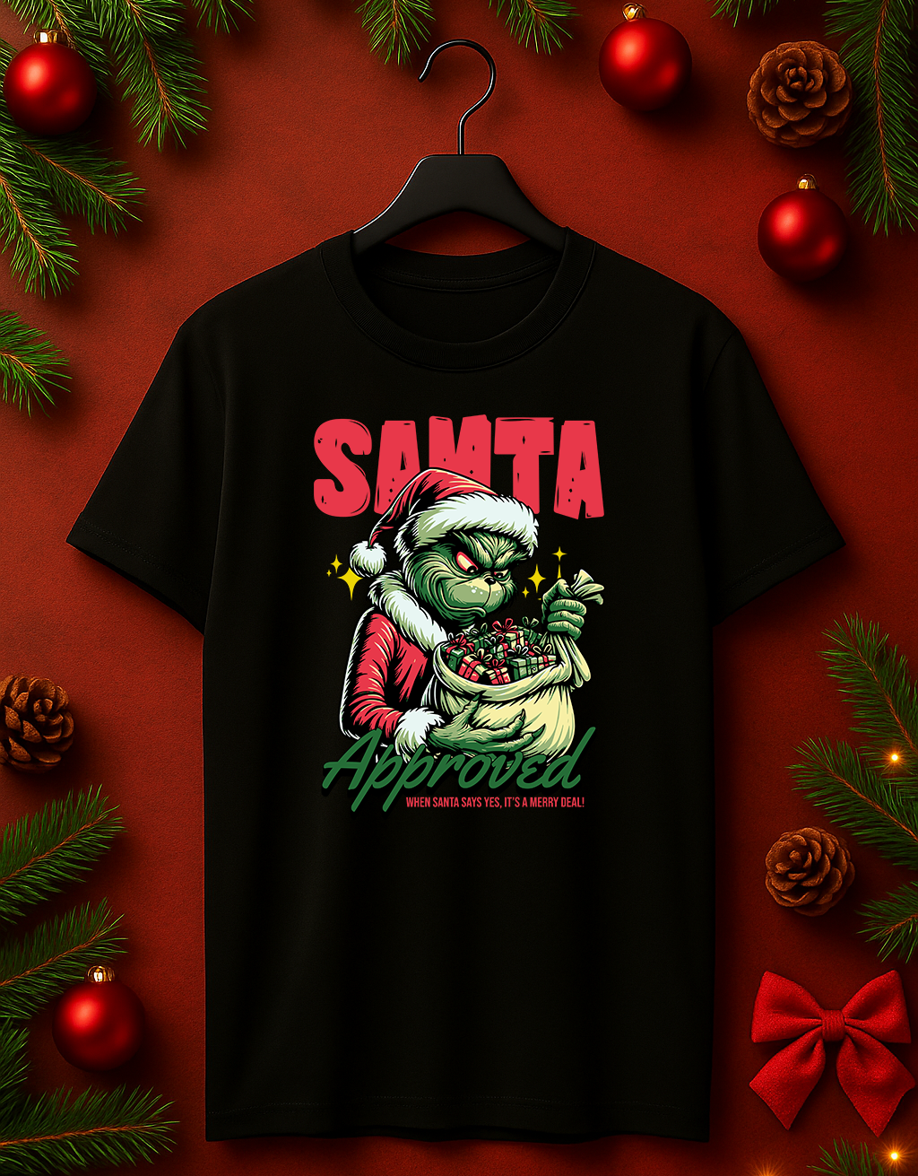 Tricou de Craciun "Santa Approved"