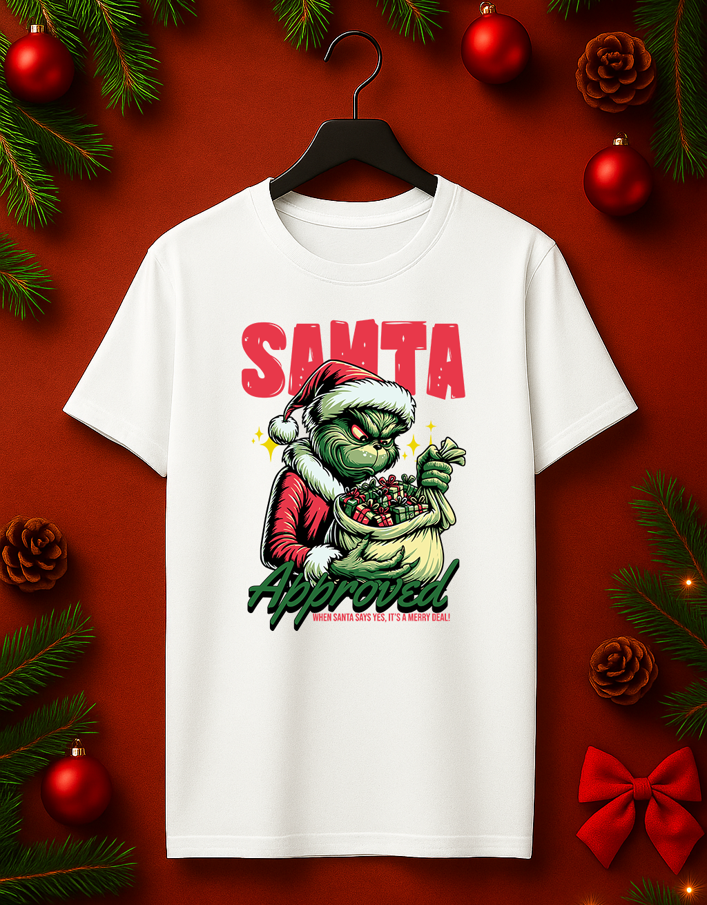 Tricou de Craciun "Santa Approved"
