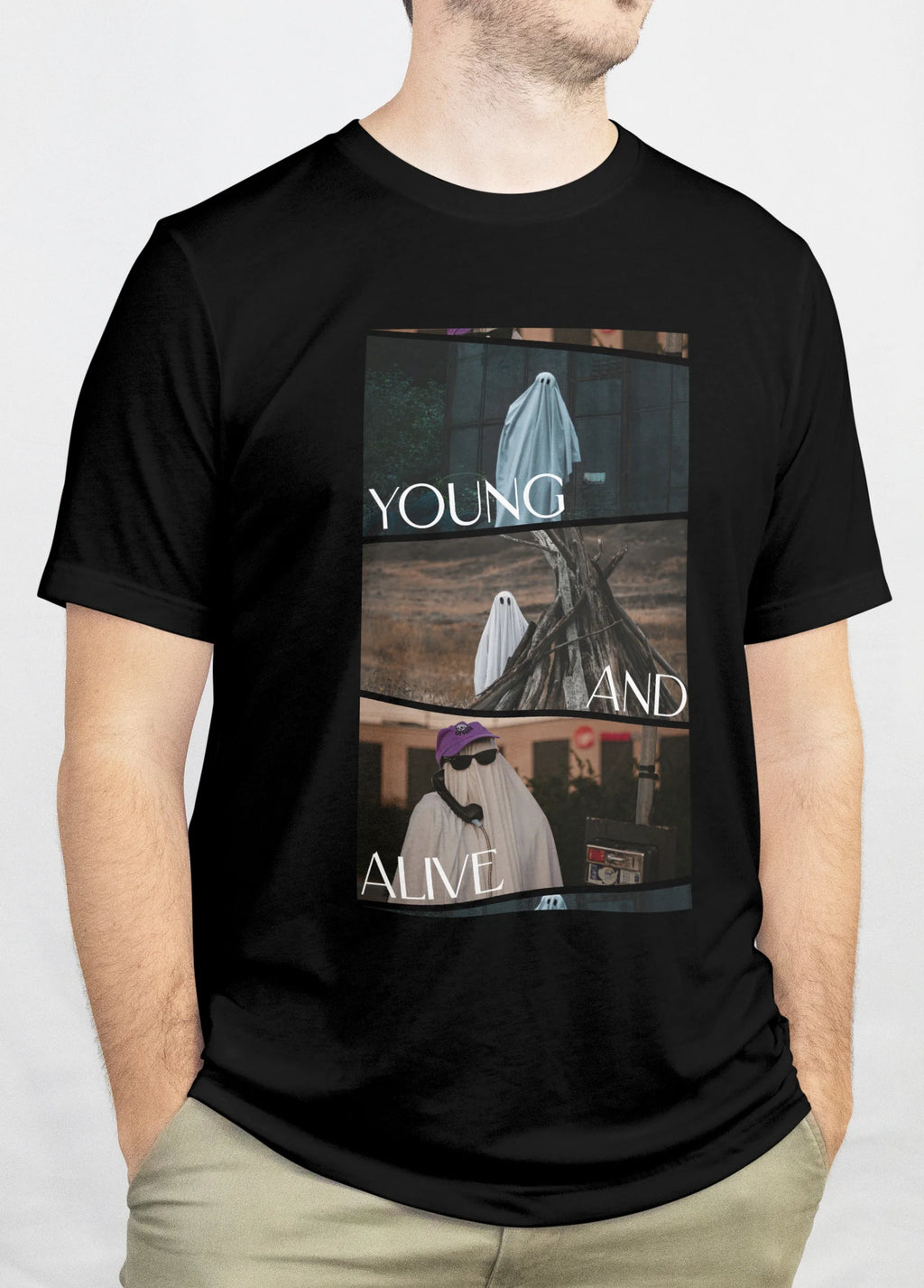 Tricou "YOUNG & ALIVE"