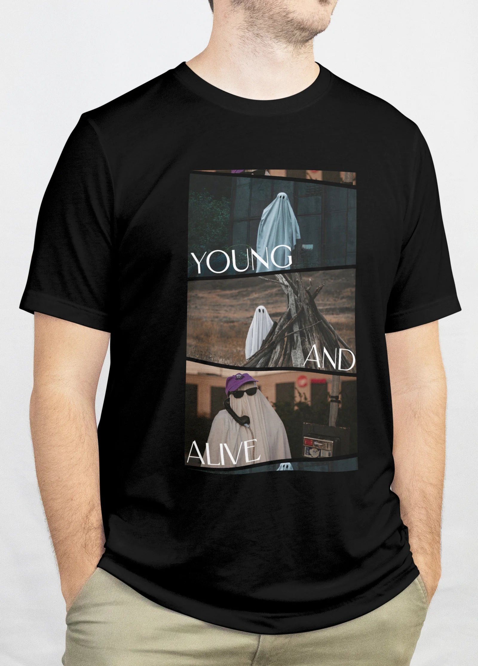 Tricou "YOUNG & ALIVE"